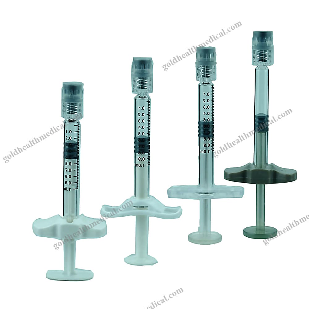 Luer Lock Disposable Sterile Glass Syringes 1ml