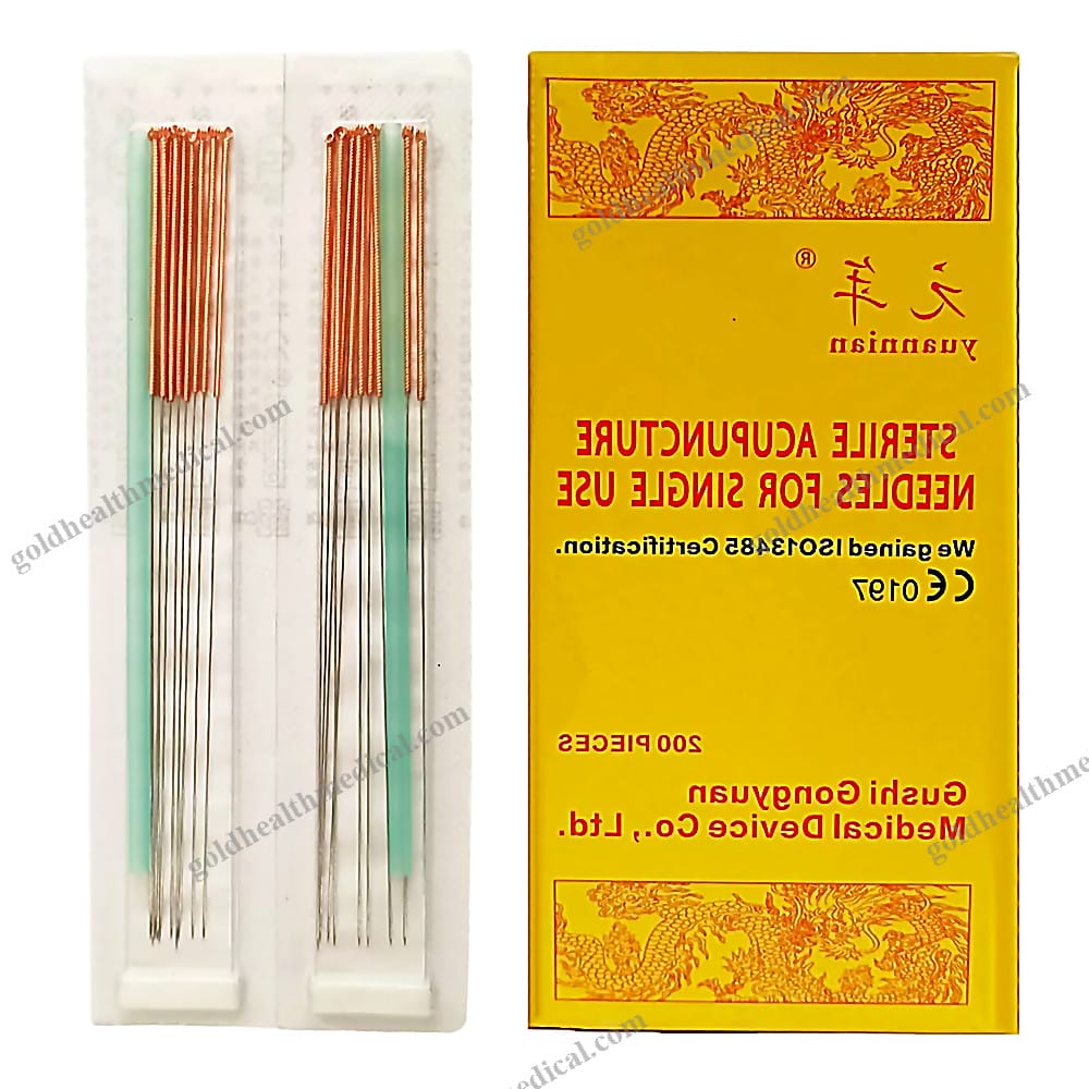 MediGrade Acupuncture Needles Stainless Steel Handle Disposable Sterile Solution