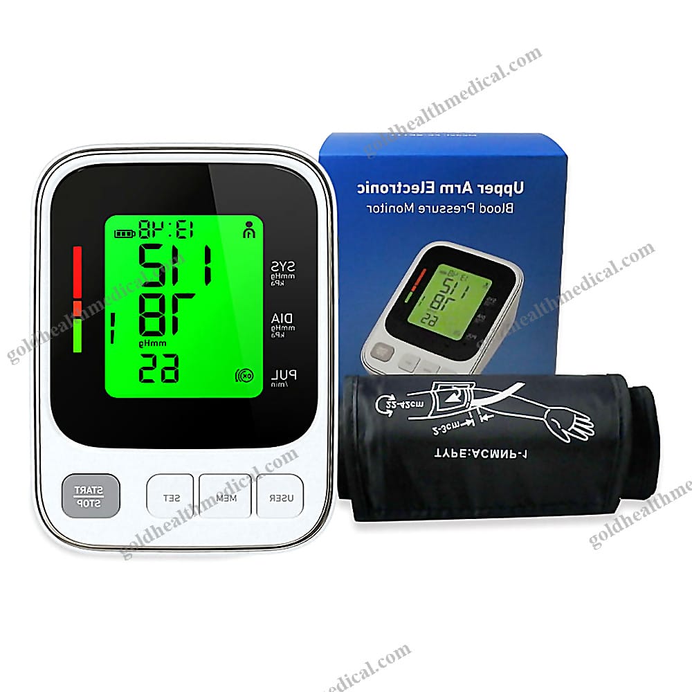 Advanced LCD Blood Pressure Monitor Sphygmomanometer