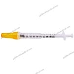 Retractable Needle Safety Insulin Syringes 1cc
