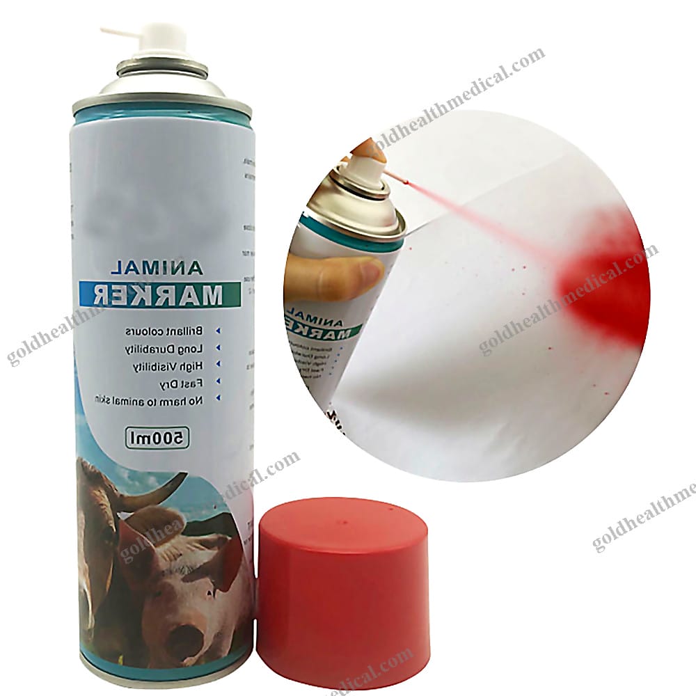 Veterinary Animal Marker Spray Paint for Pig Cattle Sheep Tagging
