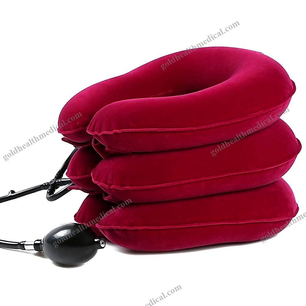 Velour Cervical Traction Device for Spine Alignment