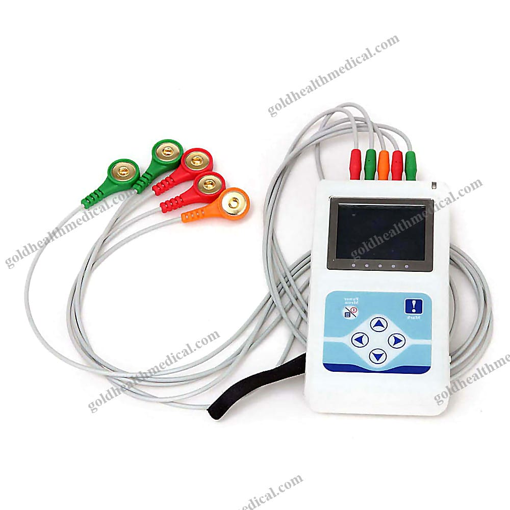 Portable 3Channel 24Hour Dynamic ECG Holter