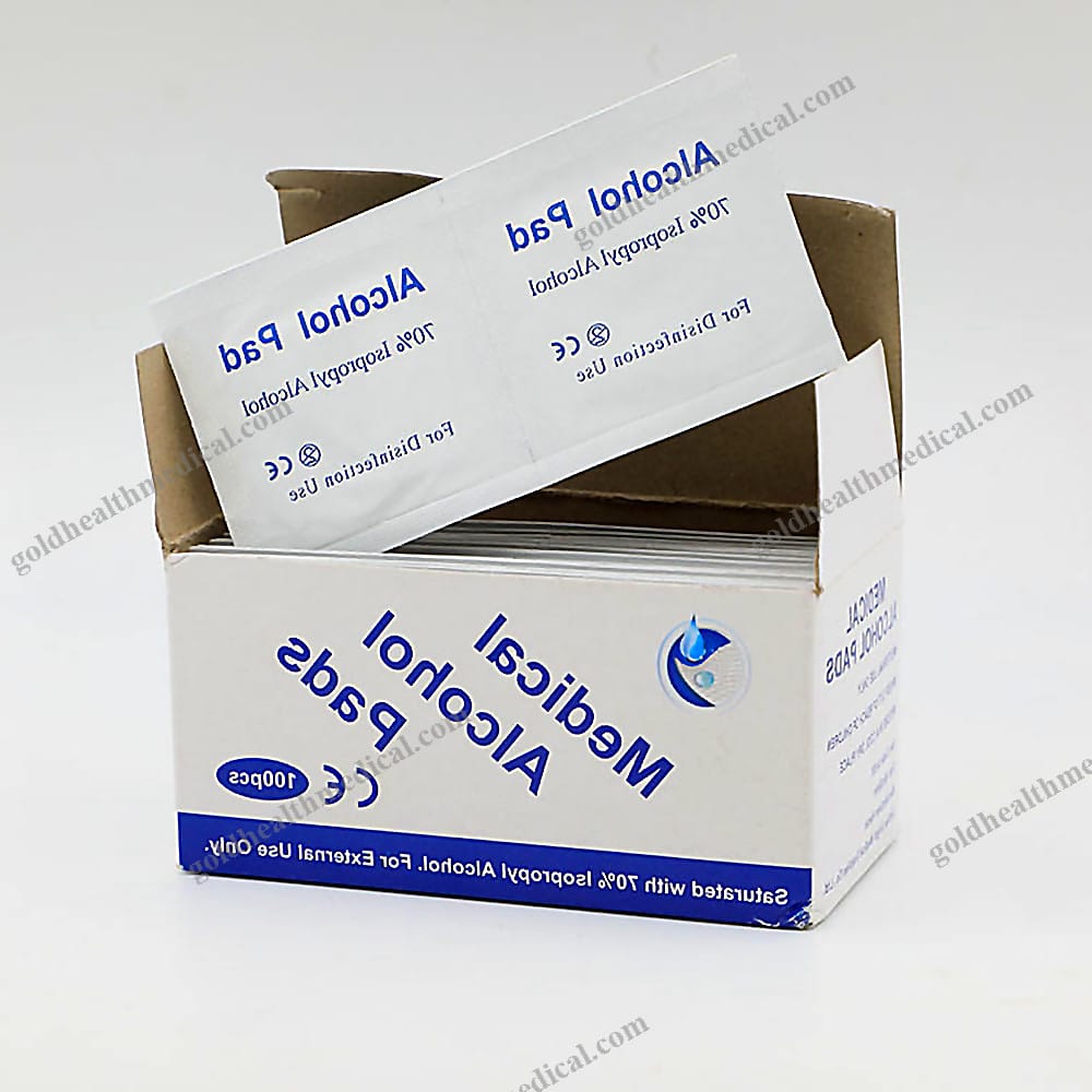 Customized Alcohol Prep Pads 70 Isopropyl for