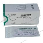 Green Polyester Suture Non Absorbable Braided Sterile Surgical Synthetic