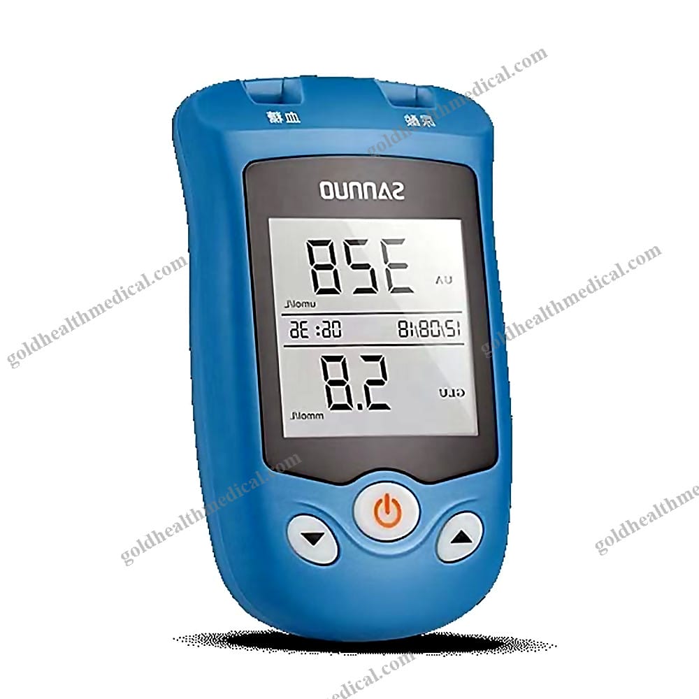 CEApproved Digital Glucometer with Blood Glucose Uric