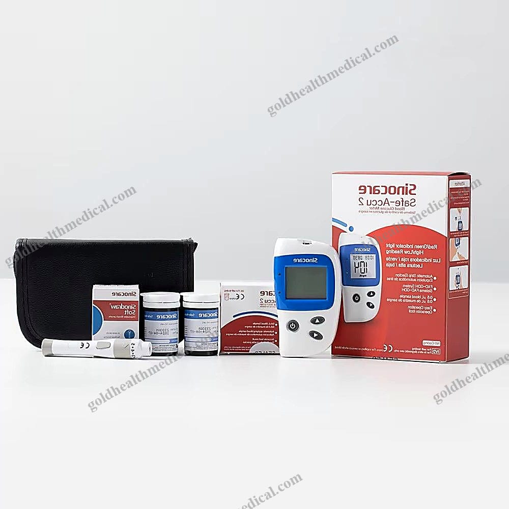 Sinocare Gluco One Blood Glucose Monitor with 50 Test