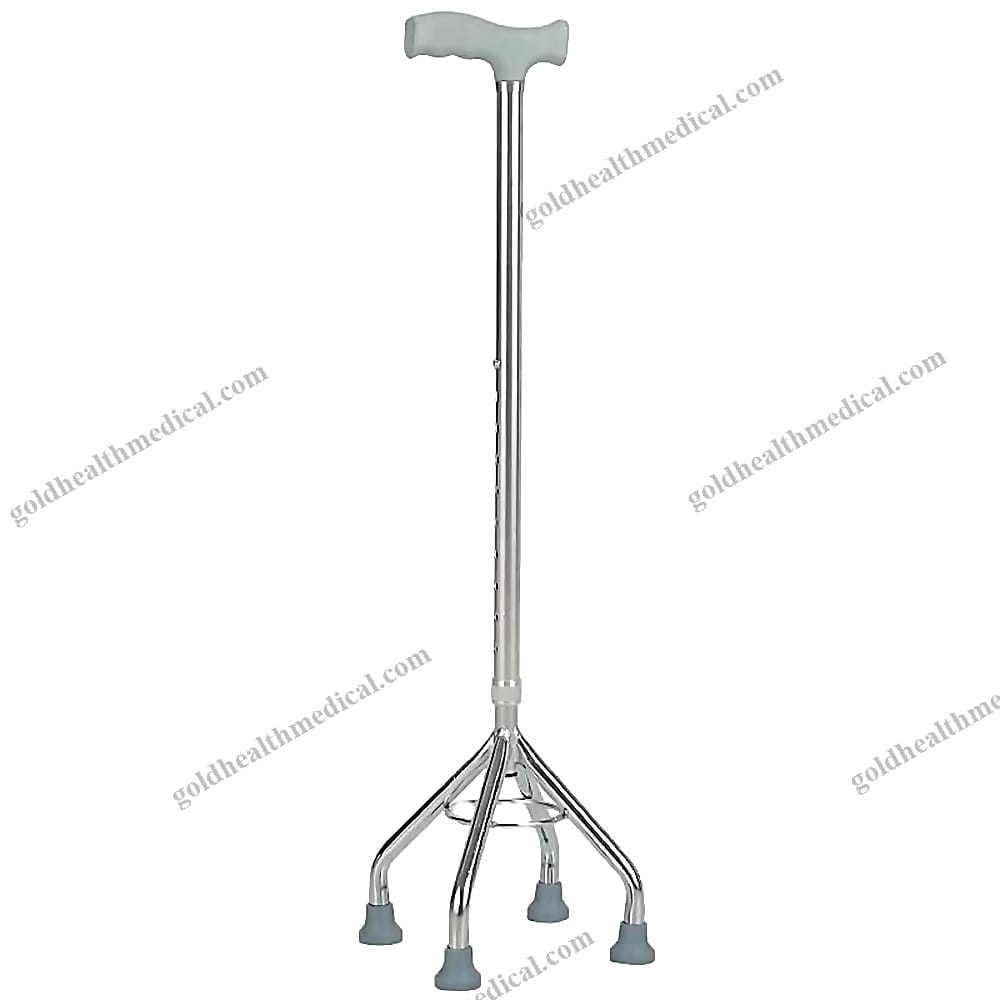 Adjustable Height Quad Crutches
