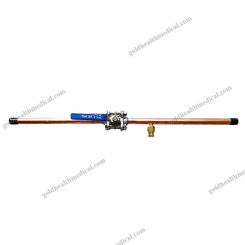Copper Lockable Isolation Valve for Medical Gas Lines
