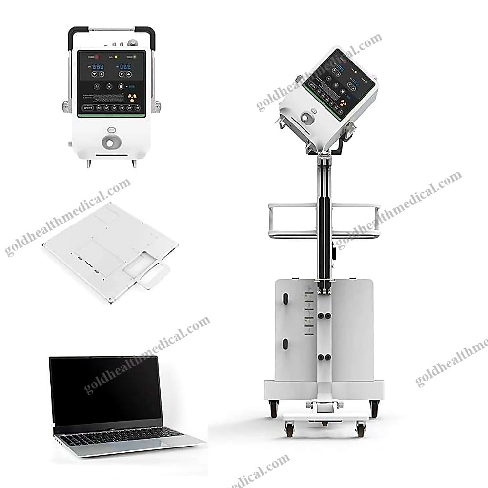 Portable Digital DR XRay with Iray Wireless Flat Panel Detector Set