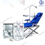 Portable Folding Dental Chair Unit with Air Compressor for Clinics