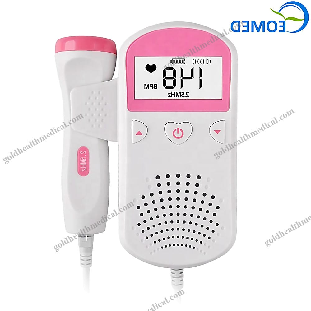 FD12 Intelligent Fetal Doppler Monitor Heartbeat Detector Portable Baby