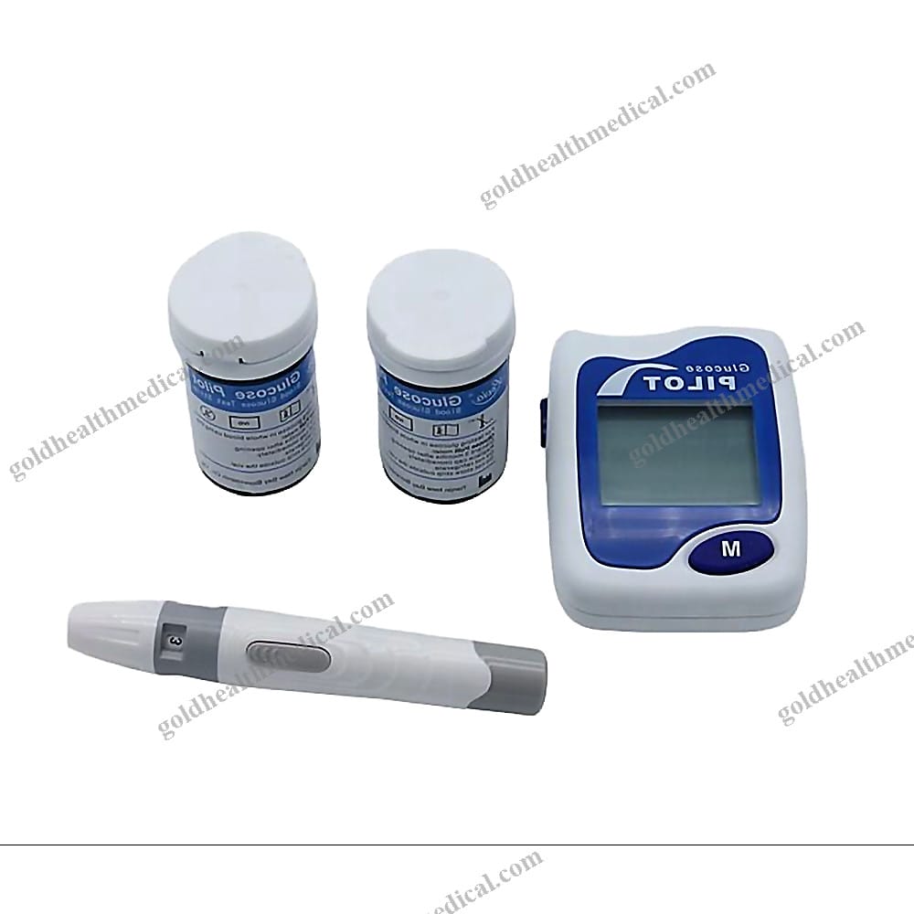 Glucometer Pro Rapid Blood Glucose Monitor with Strips for