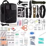 JC15 Tactical First Aid Kit with Bag for Emergency Survival Situations