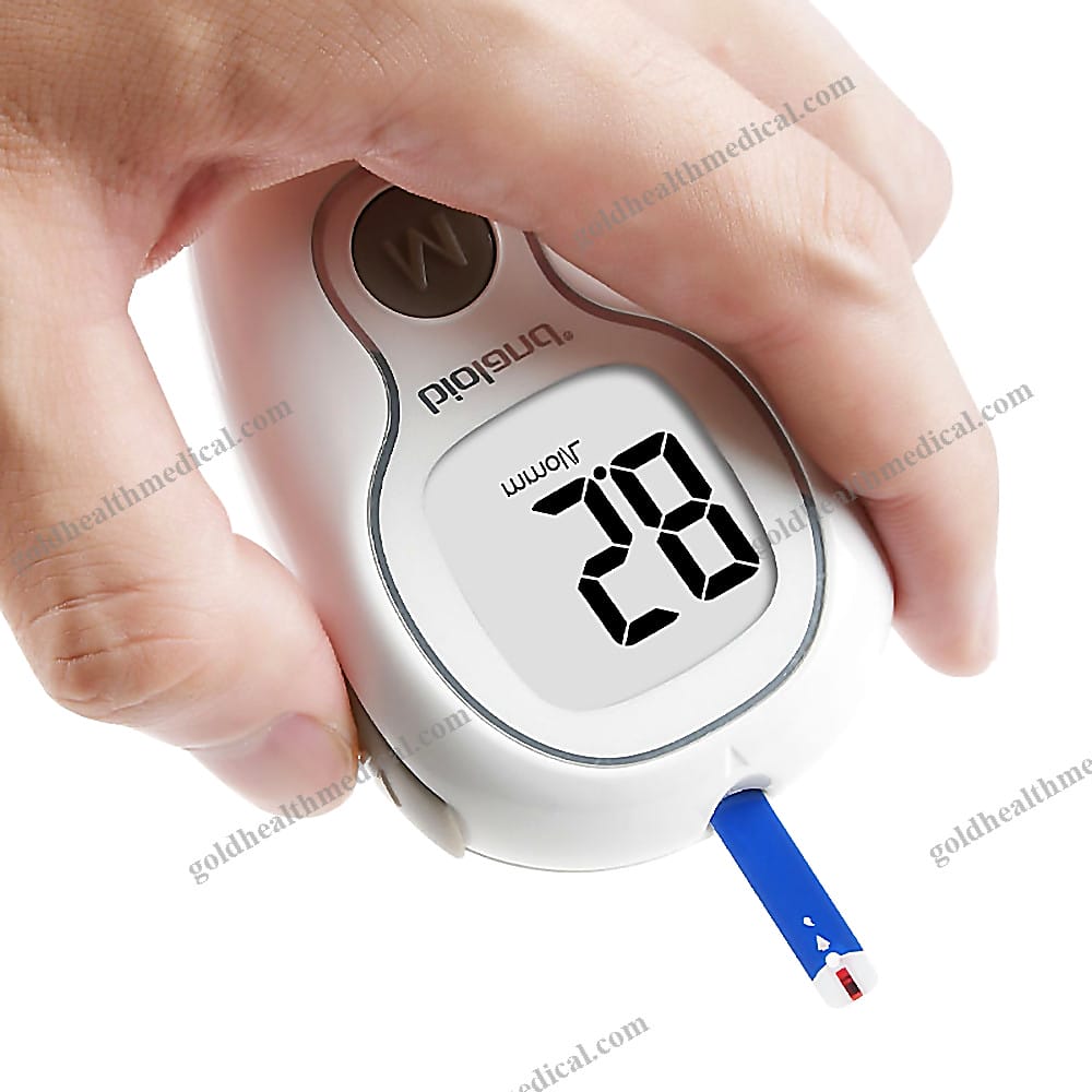 Bioland Glucometer with Test Strips for Diabetes Monitoring