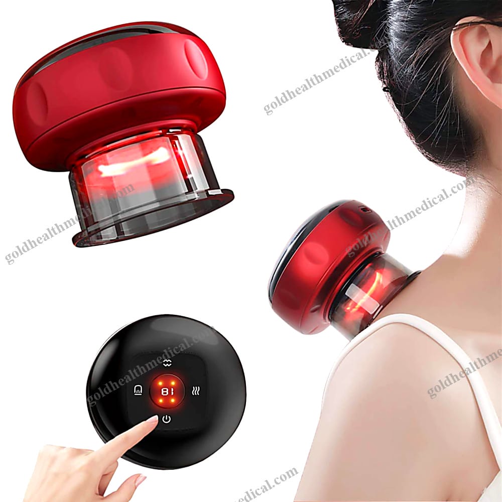Electric Vacuum Cupping Therapy Massager with Guasha Hijama Cups