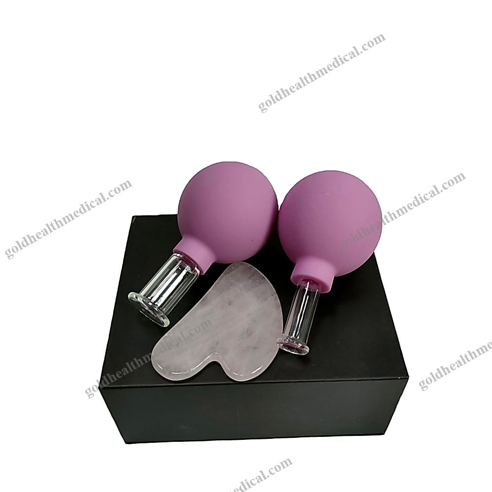 Silicone Rubber Gua Sha Cupping Set for Facial Care