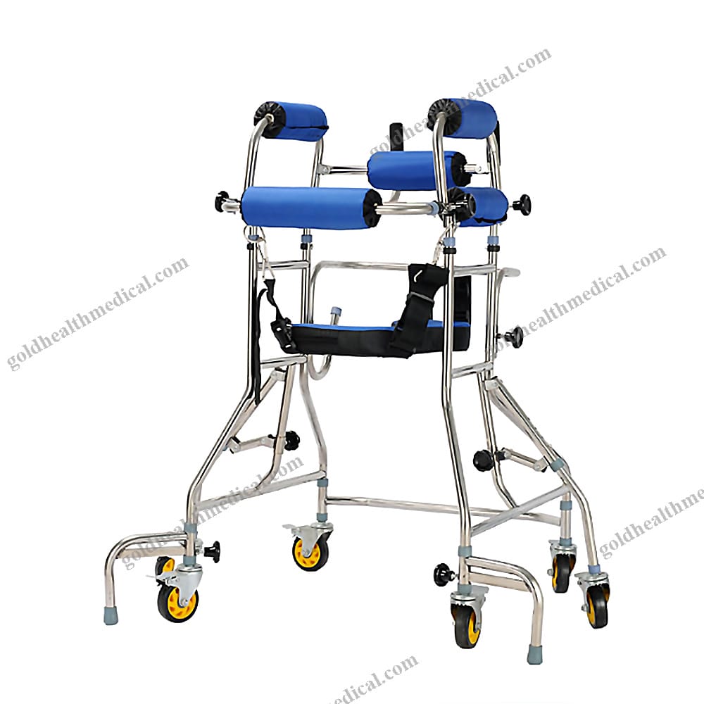 6Wheel Child Walker with Lower Limb Training and Rollover Prevention