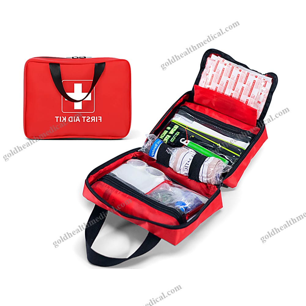 First Aid Kit Pro WallMounted Nylon Bag with MultiTool