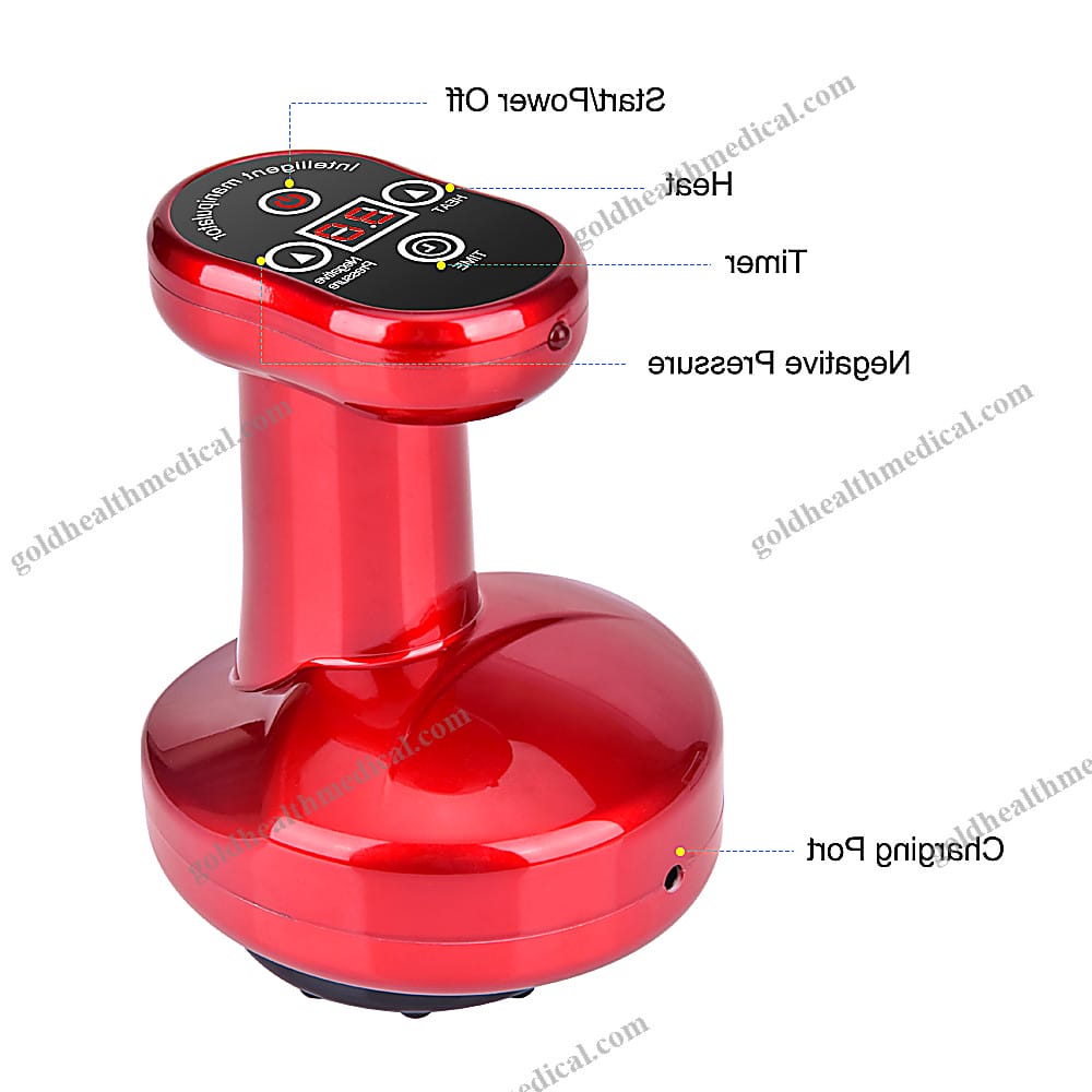 Electric Scraping Cupping Massager Set for Guasha and Meridian Therapy