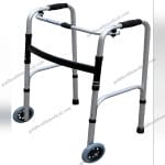 Foldable Rollator Walker for Disabled  Elderly Patients with Wheels