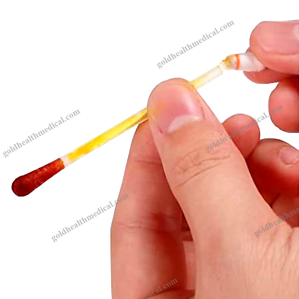 Sterile Iodine Cotton Swab Sticks for First Aid W