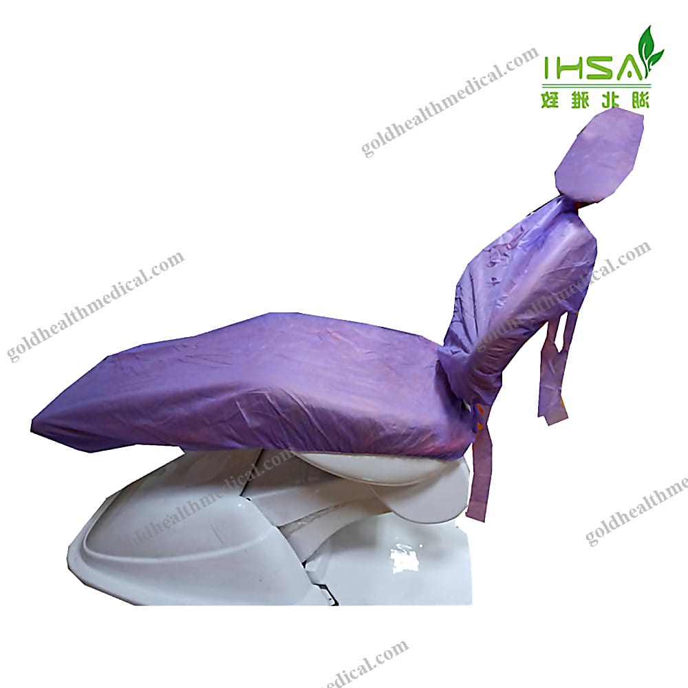 TriPart Design Disposable Dental Chair Covers with Head Cover