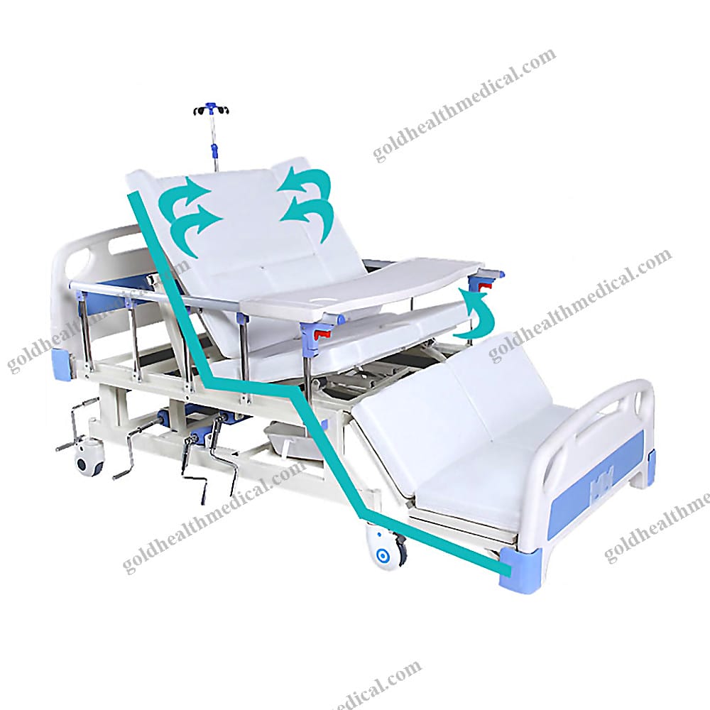 Multifunctional Medical Beds for Home Nursing Paralyzed Patient Care