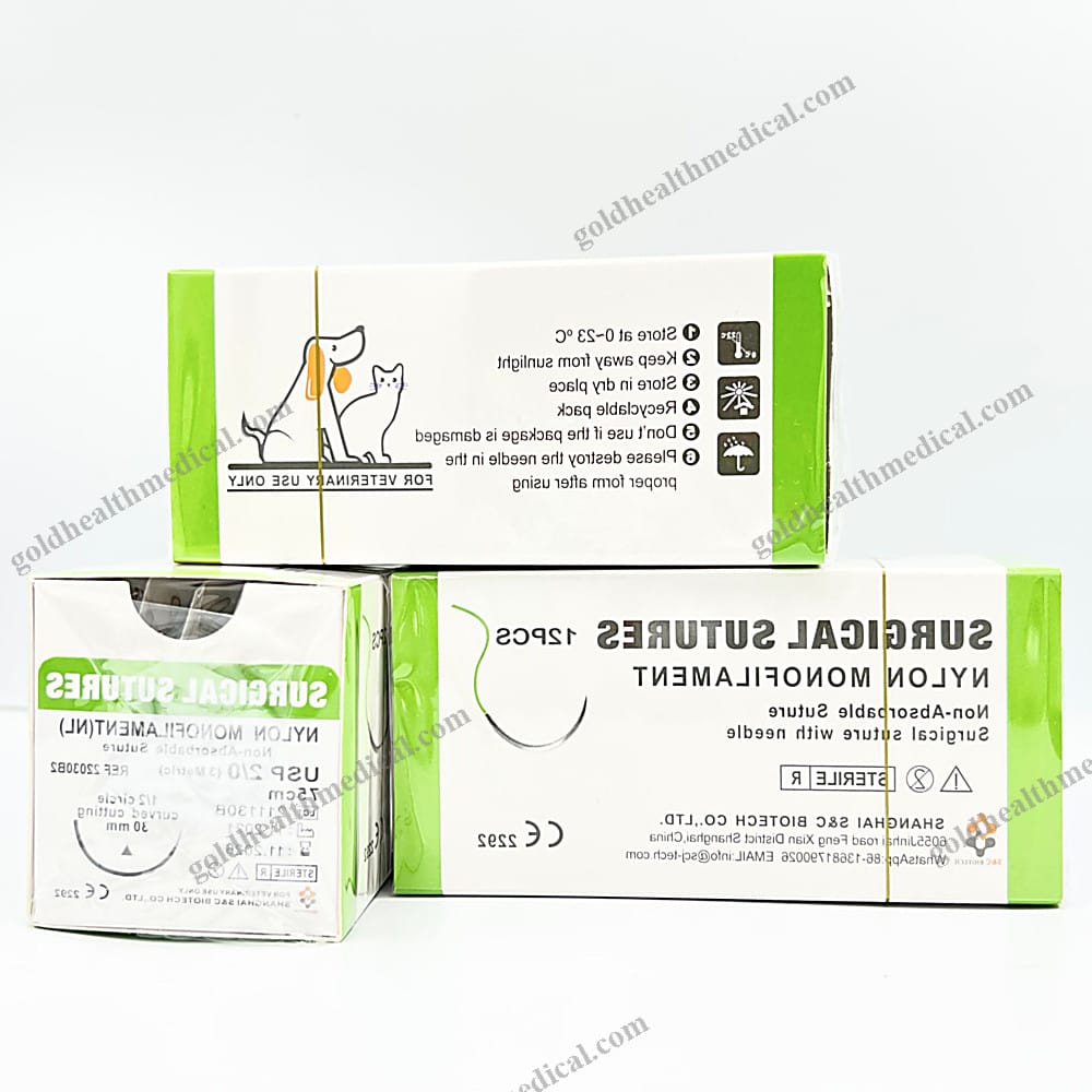 PGLA 910 Reverse Cutting Sutures for Veterinary Use