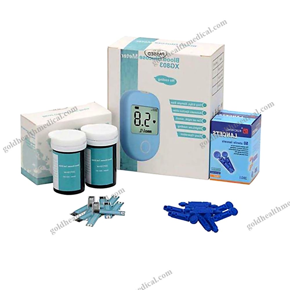 Portable Blood Glucometer for Medical and Home Use