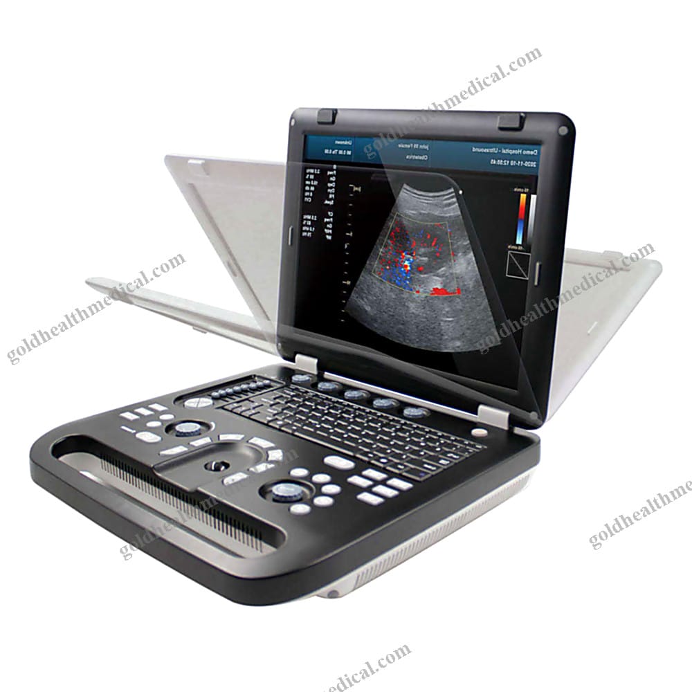 Portable 3D4D5D Ultrasound Scanner with Elect