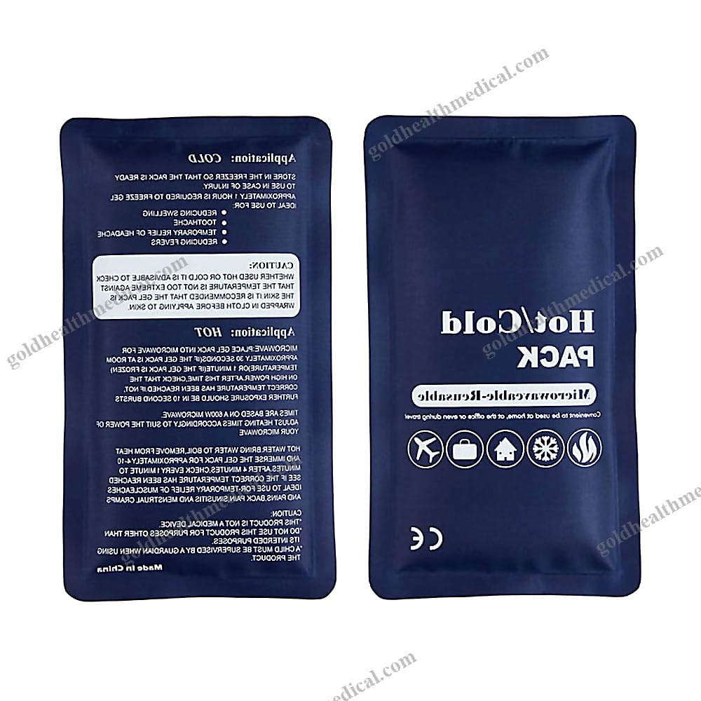 Custom Reusable Hot Cold Gel Pack for Rehabilitation Therapy
