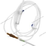 Precision Disposable IV Infusion Set with Needle System for Solution Delivery