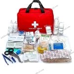 Comprehensive Home First Aid Kit with Emergency Blanket  Devices