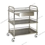Stainless Steel Medical Trolley for Hospitals