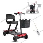 Eu Warehouse Auto Folding Light Mobility Scooters for Adults