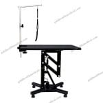 Pneumatic Pet Grooming Table with Adjustable Height and Wheels