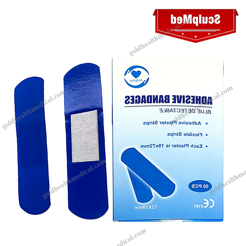 Blue Detectable Waterproof Bandages