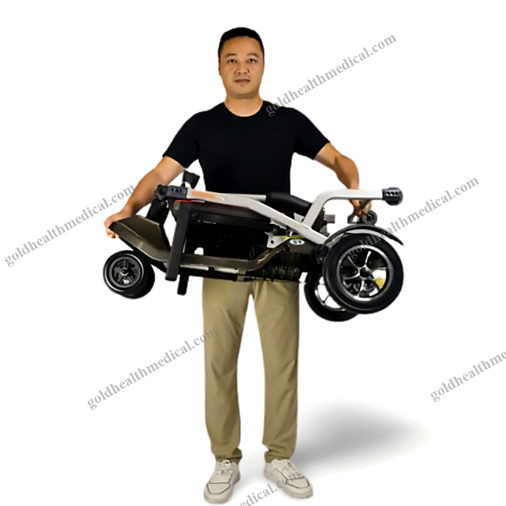Compact Foldable Electric Mobility Scooter for Elderly and Disabled