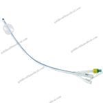 ThreeCavity Silicone Foley Catheter