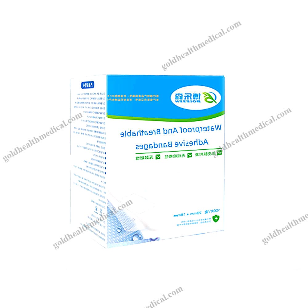 100Pcs SkinFriendly Fabric Bandages Waterproof Breathable
