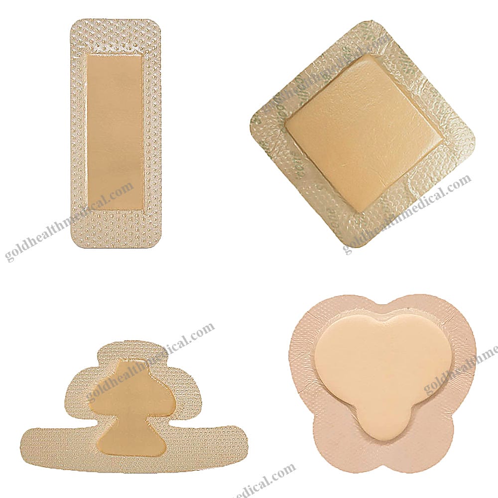 Silicone Foam Border Dressing 4x4 Waterproof Wound Care