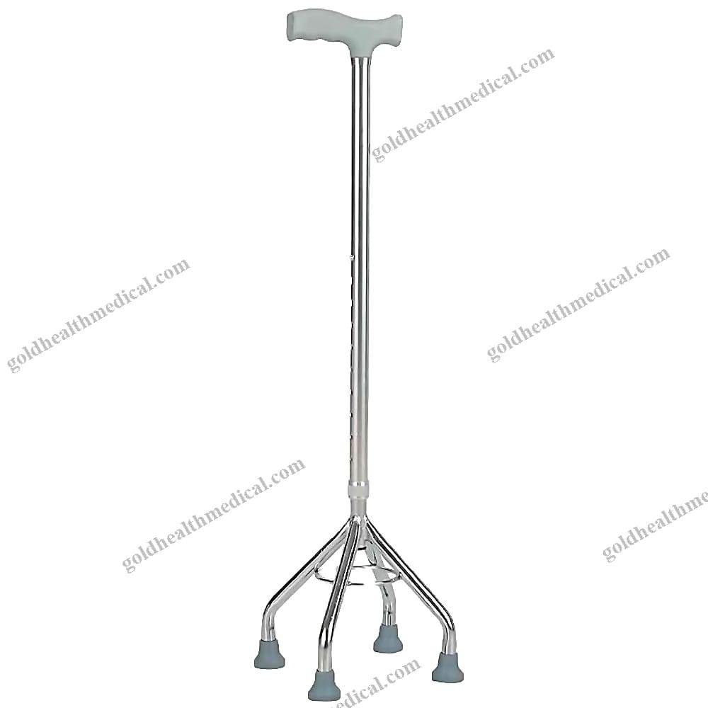 Adjustable Height Crutches With 4 Legs