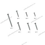 Titanium Orthopedic Locking Screw Set Diameter 2