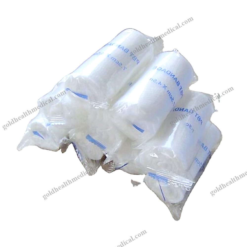 Custom Size Elastic Gauze Bandage PBT First Aid OEM