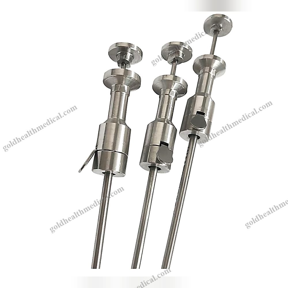 SelfLock Stainless Steel Veterinary Insemination Gun for Cattle