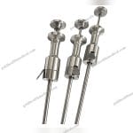 SelfLock Stainless Steel Veterinary Insemination Gun for Cattle