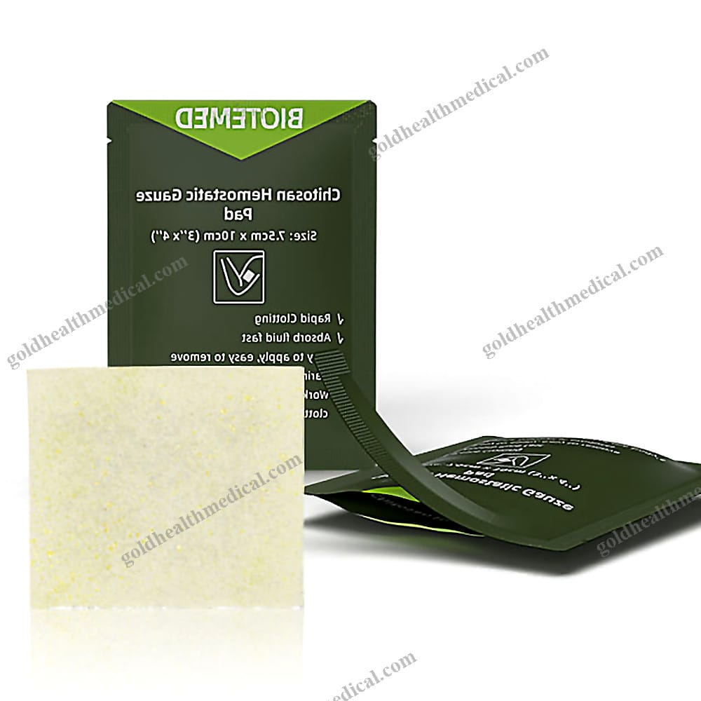 Chitosan Bonded Gauze Dressing Grade 10