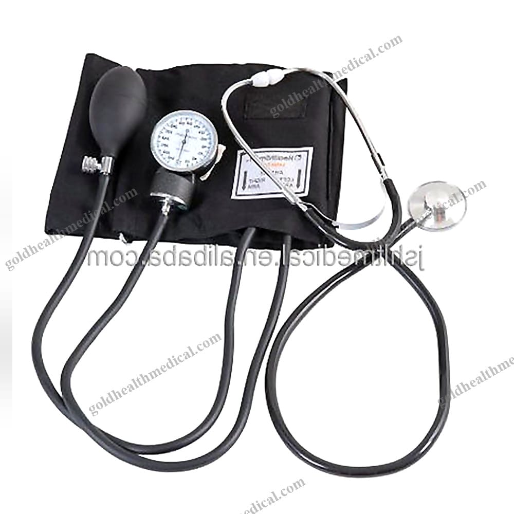 Aneroid Sphygmomanometer with Stethoscope