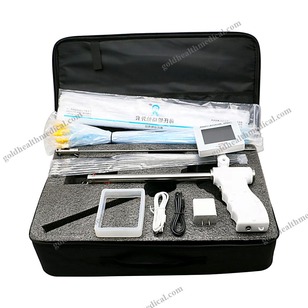 Veterinary AI Syringe with Endoscope Display